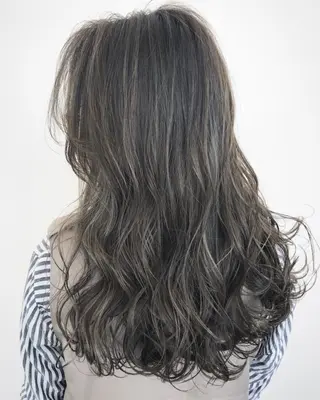 セミロング カラー 髪質改善サロン ARCHE野瀬冬馬のヘアスタイル