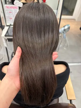 セミロング 🎀miyu🎀 カラー/縮毛矯正のヘアスタイル