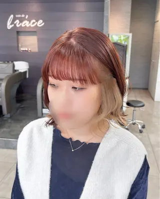 ショート レイヤー/艶髪カラー 森本くるみのヘアスタイル