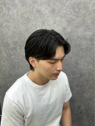 パーマ メンズ センターパート特化 🌹RIO🌹のヘアスタイル