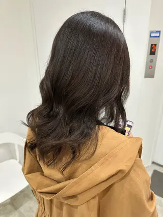 セミロング カラー レイヤー/ナチュラル 💐nao.のヘアスタイル