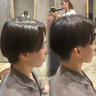 メンズ 透明感ブラウン/艶髪 KIKOのヘアスタイル