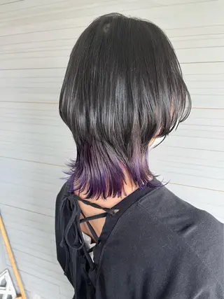 ミディアム カラー 玉木 愛美のヘアスタイル