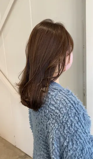 セミロング 似合わせレイヤー 阿波座/ふじむらのヘアスタイル