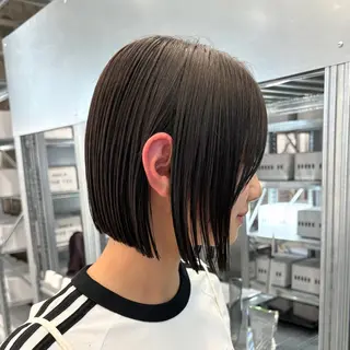 ショート カラー 🩵 縮毛矯正/ボブ 🩵佐藤 さくらのヘアスタイル