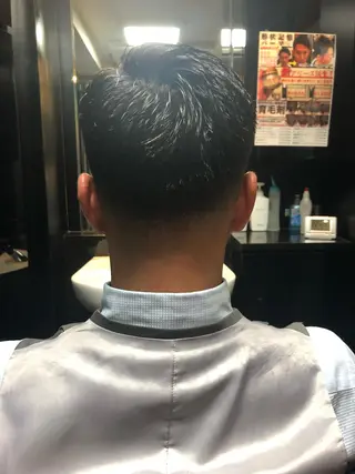 ショート パーマ メンズ 木村 りきのヘアスタイル