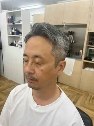 ショート メンズ トミオカ ⸌⍤⃝⸍のヘアスタイル