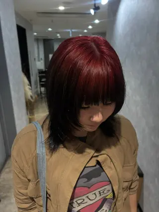 ミディアム カラー 🌐NATSUMI 🌐【寒色カラー】のヘアスタイル