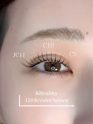 マツエク・マツパ pomure. NaO🦋のマツエク・マツパデザイン