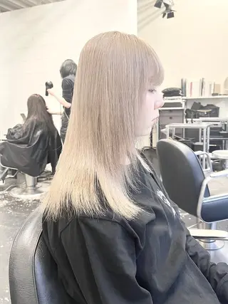 セミロング カラー HARU//原宿🤍 リピート率NO.1のヘアスタイル