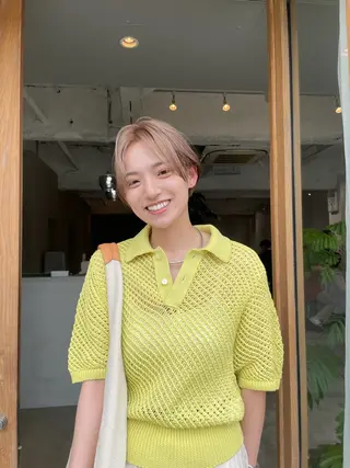 ショート 中村 玲音のヘアスタイル