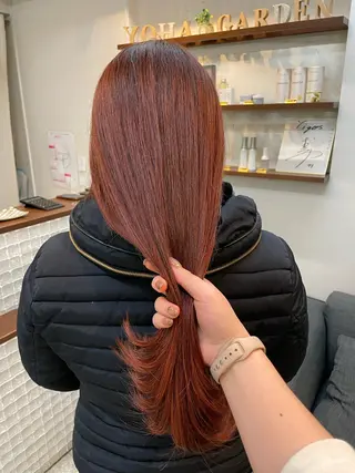 ロング 内藤 さつきのヘアスタイル