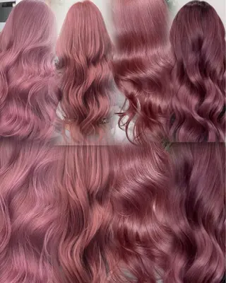 ロング 透明感×暖色カラー 🍒𝐘𝐮𝐤𝐚のヘアスタイル