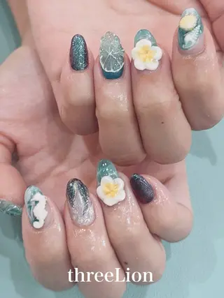 ネイル threeLion ネイル&アイラッシュのネイルデザイン