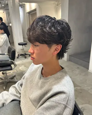 パーマ メンズ メンズ清潔感のプロ 💈メンズパーマ藤田のヘアスタイル