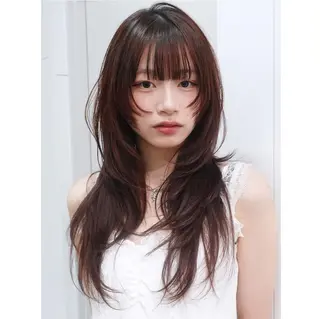 カラー ロング ITbyALBUM 中野店のヘアスタイル