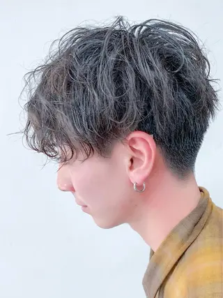 ショート パーマ メンズ 米澤 篤志のヘアスタイル