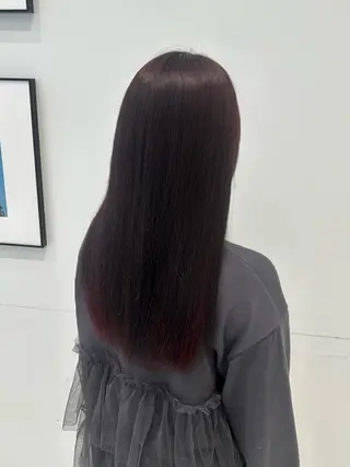 ロング カラー 大長 広菜のヘアスタイル