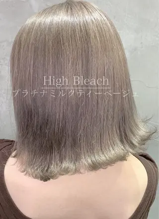 ミディアム カラー 【渋谷で人気】艶髪× 髪質改善/ツヤカラーのヘアスタイル