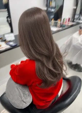 ロング カラー ブリーチなしWカラー /アレンジ/ユウミのヘアスタイル