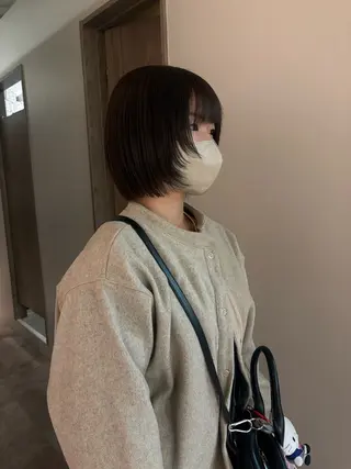 カラー やの ゆきなのヘアスタイル