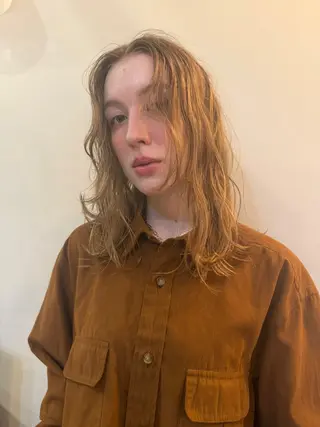 セミロング 林 コウセイ【三軒茶屋】のヘアスタイル