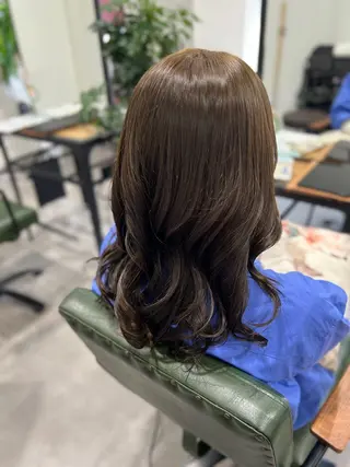 カラー kanae🫧 ｜透明感カラー｜平尾のヘアスタイル