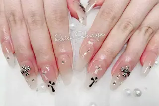 ミディアム Quick Sukarupuのネイルデザイン