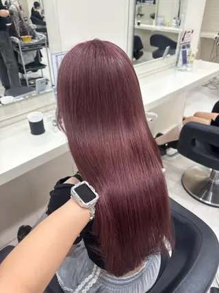 セミロング カラー ヘアアレンジ 💟RINNA 艶カラー💟のヘアスタイル