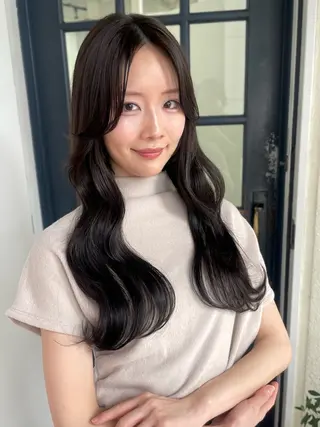 ロング 🖱️透明感カラー ×髪質改善Rikyuのヘアスタイル
