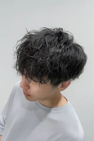 パーマ メンズ 髪質改善/パーマ カラー浅草 山本隼輔のヘアスタイル