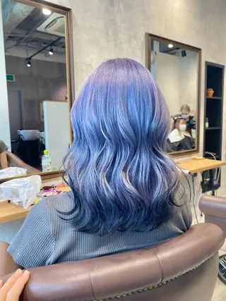 ミディアム ヤクシジ レンのヘアスタイル