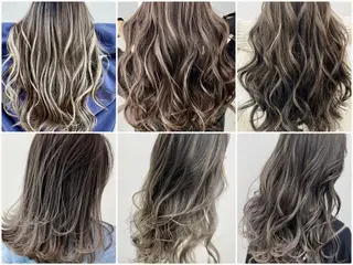 ミディアム ヘアアレンジ パーマ カラー 一人一人の輝きを 心を込めてのヘアスタイル