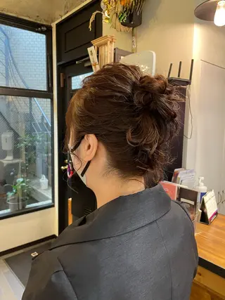 ミディアム ヘアアレンジ layer cut 店長/MIKUのその他イメージ