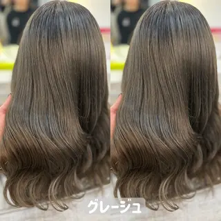 セミロング lovis🧸ゆうあ 🧸/透明感カラーのヘアスタイル