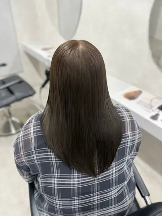 ミディアム 大宮レイヤーカット× 透明感カラー rioのヘアスタイル