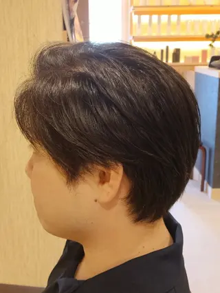 ショート メンズ 【渋谷|畑中】 美女が沼るヘッドスパのヘアスタイル