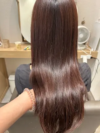 ロング カラー 久木原 ゆりのヘアスタイル