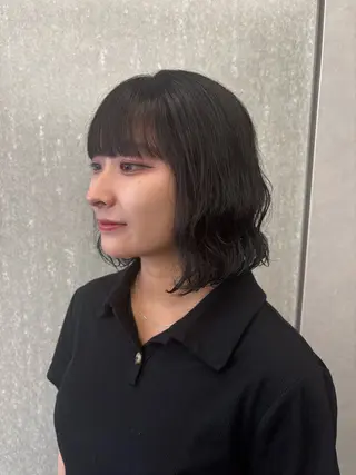 ミディアム カザマ🧤/パーマ /デジタルパーマのヘアスタイル
