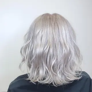 ミディアム レイヤー/ハッシュ 渋谷/サッタのヘアスタイル