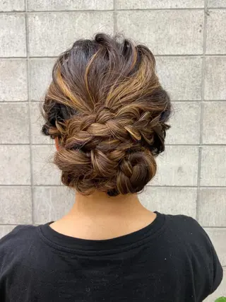 ヘアアレンジ ポルトユイ エツのヘアスタイル
