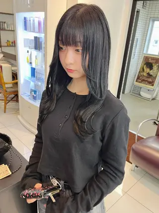 ロング カラー アレンジ&ショート 💙YUKINOのヘアスタイル