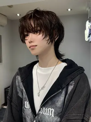 カラー パーマ ヘアアレンジ メンズ 渋谷  中性ヘア あかりのヘアスタイル