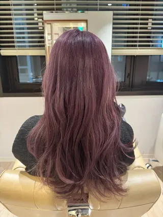 セミロング 🫧透明感カラー🫧 ロン毛美容師のヘアスタイル