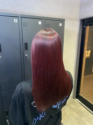 カラー 𝗮𝘆𝘂𝗺𝗶 ハイトーン🎀のヘアスタイル