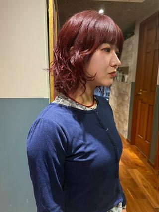 ショート カラー パーマ mai / linoah˚✧のヘアスタイル