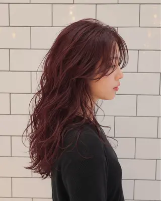 ロング カラー 🍒暖色カラー/ レイヤーりゅーき🍒のヘアスタイル