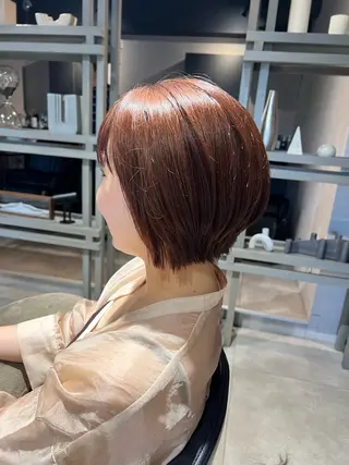 ショート カラー ✨髪質改善矯正× ブリーチ✨YU-KIのヘアスタイル
