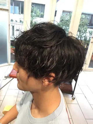 カラー パーマ ヘアアレンジ メンズ メンズパーマの巨匠 鈴木純のヘアスタイル