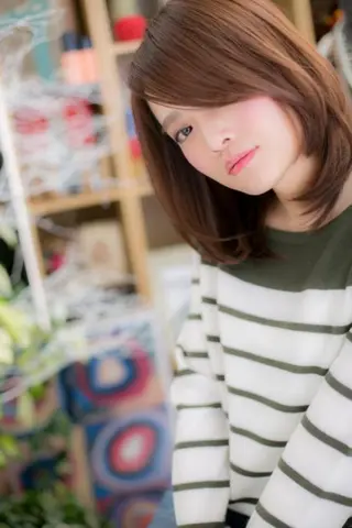 ミディアム カラー 🍀鶴貝 幸哉🍀のヘアスタイル